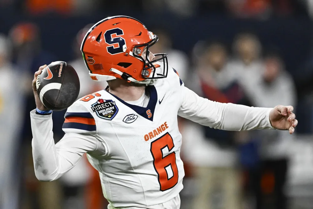 Syracuse QB Kyle McCord Declares for NFL Draft After Record-Breaking Season