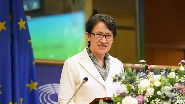 Taiwan's Vice President Hsiao Bi-khim Addresses International Lawmakers at European Parliament