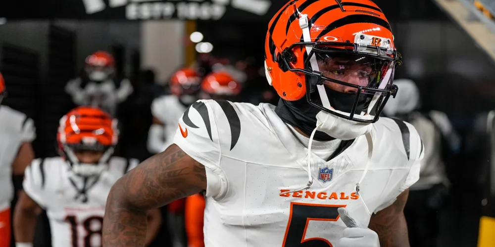 Tee Higgins exits pivotal game for Bengals with ankle injury