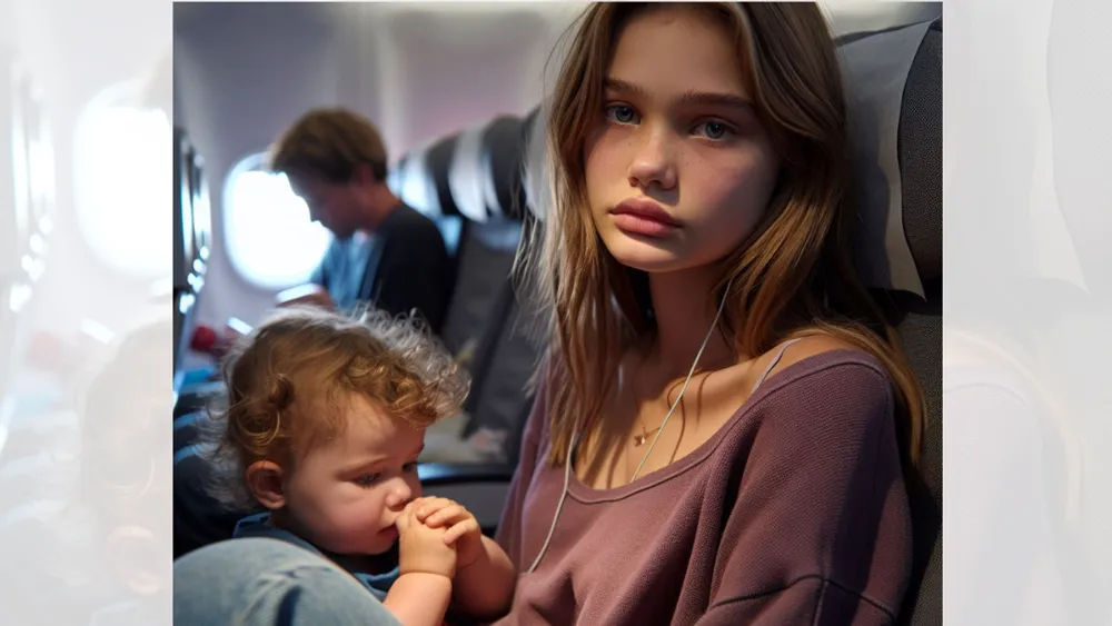 Teen's distressing 16-hour flight ordeal with toddler forced on her lap