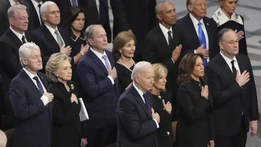 Tension Between Jill Biden and Kamala Harris at Jimmy Carter's Funeral Raises Eyebrows