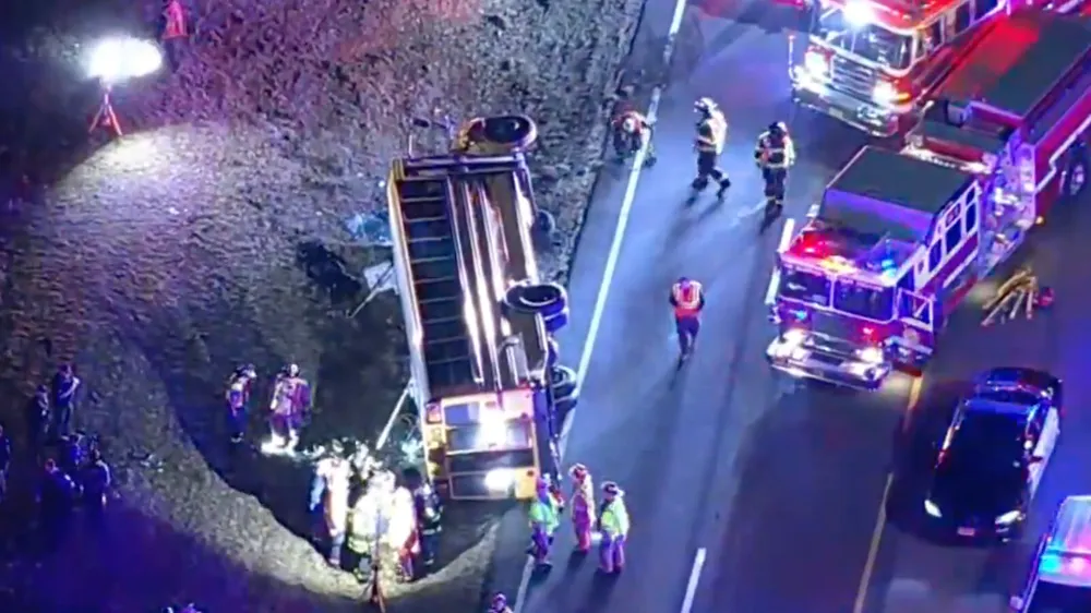 Thirteen Injured in New Jersey School Bus Overturn Incident