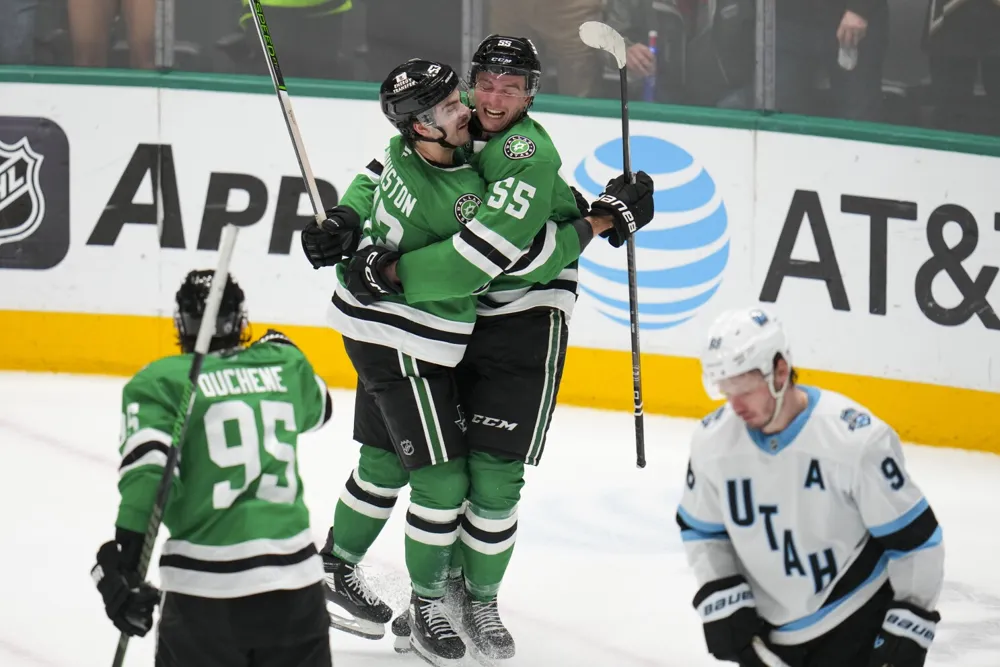 Thomas Harley's OT Goal Secures Stars' 3-2 Win Against Utah Hockey Club