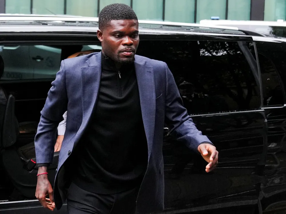 Thomas Partey pleads not guilty to rape and assault charges in London