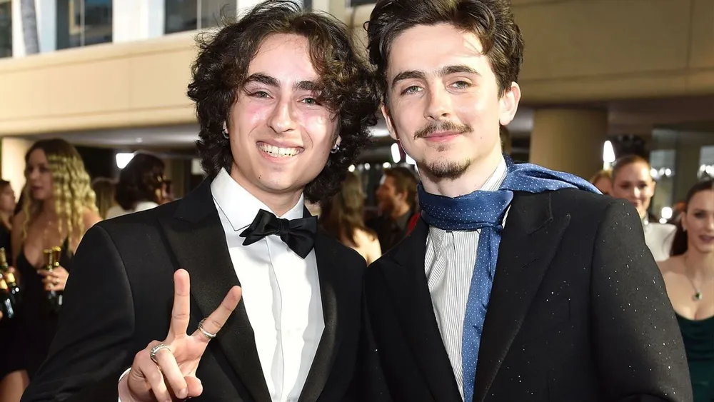 Timothée Chalamet and Glen Powell's Look-Alike Contest Winners Attend Golden Globes