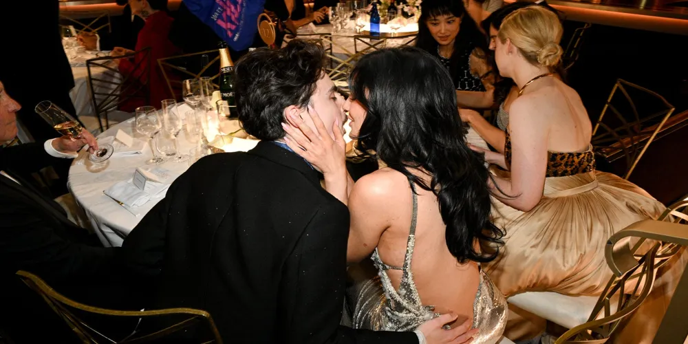 Timothée Chalamet and Kylie Jenner Display Affection at Golden Globes Again