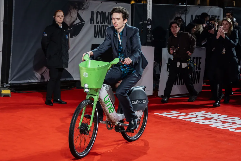 Timothée Chalamet Receives $79 Fine for Improperly Parking Bike at 