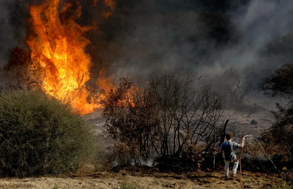 Topanga Canyon Residents Unite in Firefighting Efforts Amid Wildfire Crisis