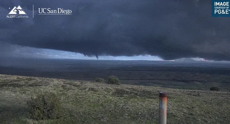 Tornado Warning Issued for Northern California Area