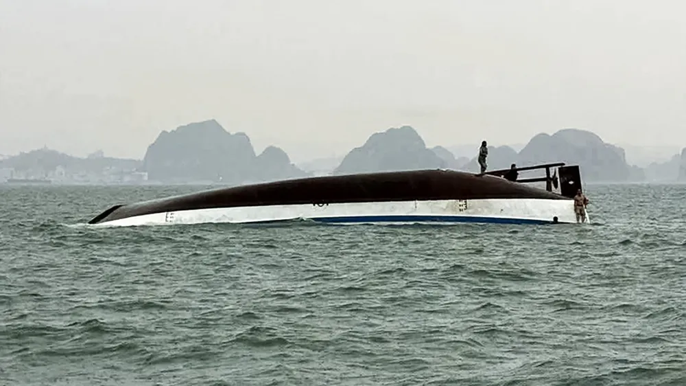 Tourist boat capsizes in Vietnam during thunderstorm, 34 confirmed dead, eight still missing