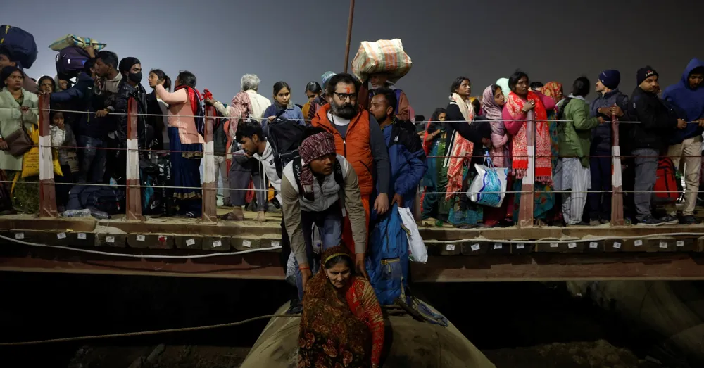 Tragedy Strikes as Kumbh Mela Attracts Record Crowds Amidst Spiritual Significance