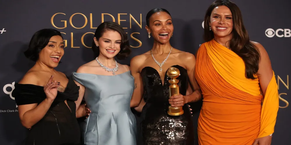 Trans actress Karla Sofía Gascón inspires with memorable speech at Golden Globes