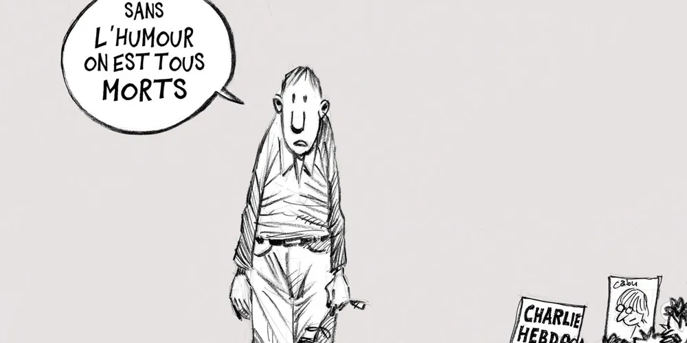 Tribute Cartoons Honor Charlie Hebdo Victims: 'Without Humor We're All Dead'