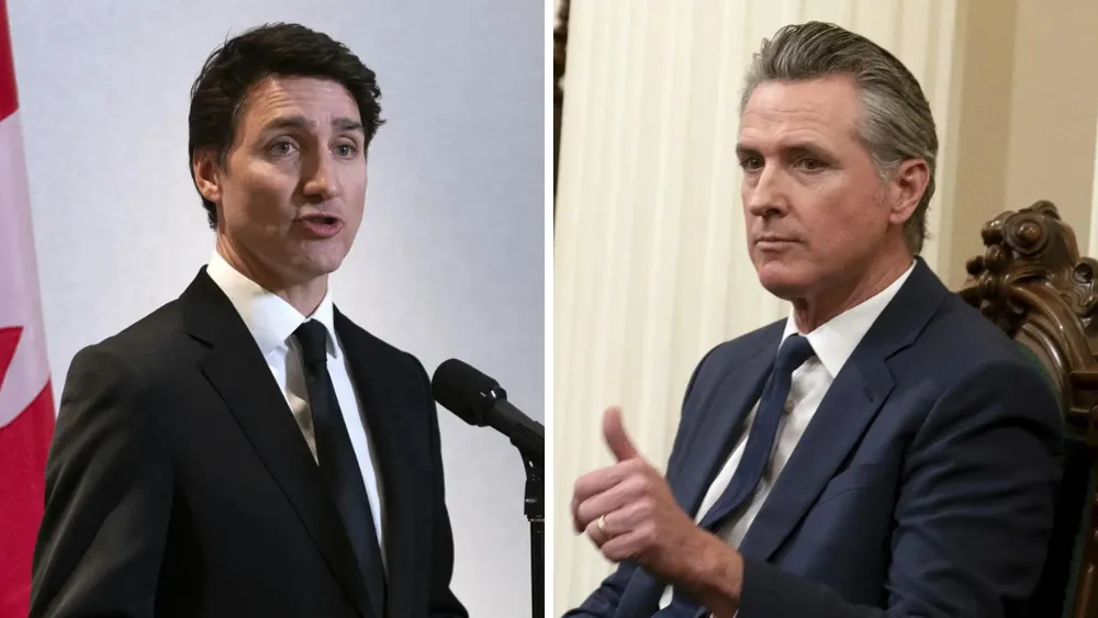 Trudeau connects with California's Newsom amid Los Angeles wildfires and Trump tensions