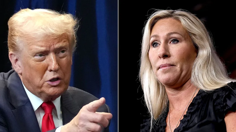 Trump Labels Greene a 'Traitor,' Dismisses Her Safety Concerns Amid Public Feud