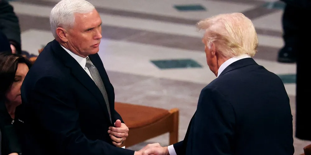 Trump and Pence Meet at Carter's Funeral: A Tense Reunion After Capitol Riots