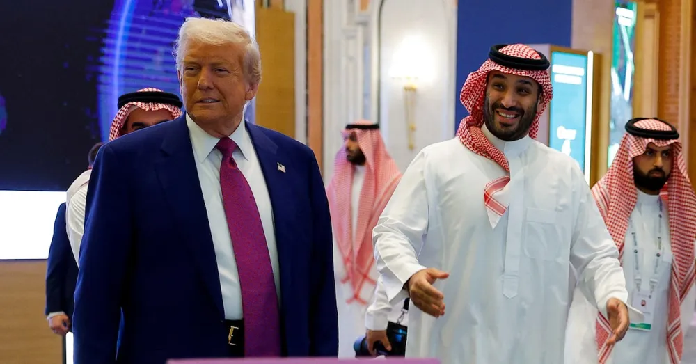 Trump Praises Saudi Crown Prince During Middle East Visit