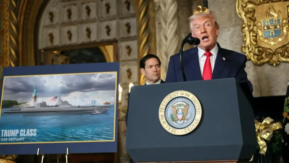 Trump Reveals Plans for New 'Trump Class' Battleships as Part of Navy Expansion