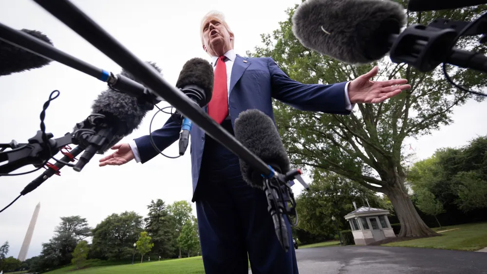 Trump Calls for Revocation of Media Licenses, Criticizes Coverage