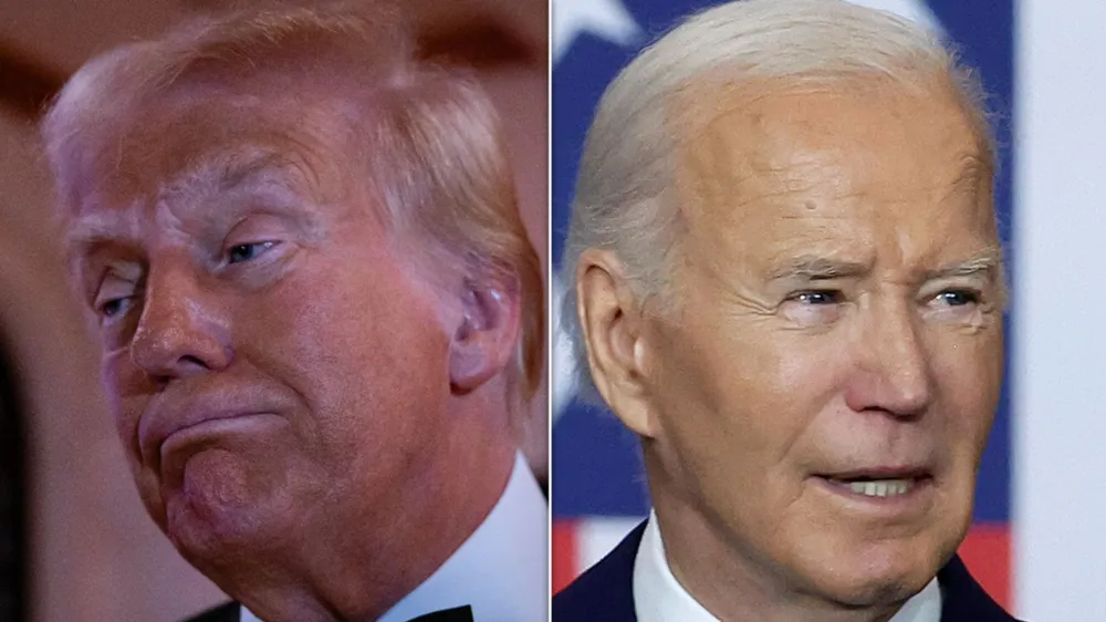 Trump Disputes Biden's Claims of a Potential Victory in 2024 Race