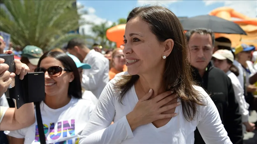 Venezuelan Opposition Leader Machado asserts her claim to leadership following Maduro's ousting