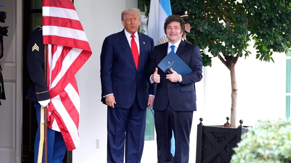 Trump Hosts Argentina's President Milei Amid $20 Billion Bailout Discussions