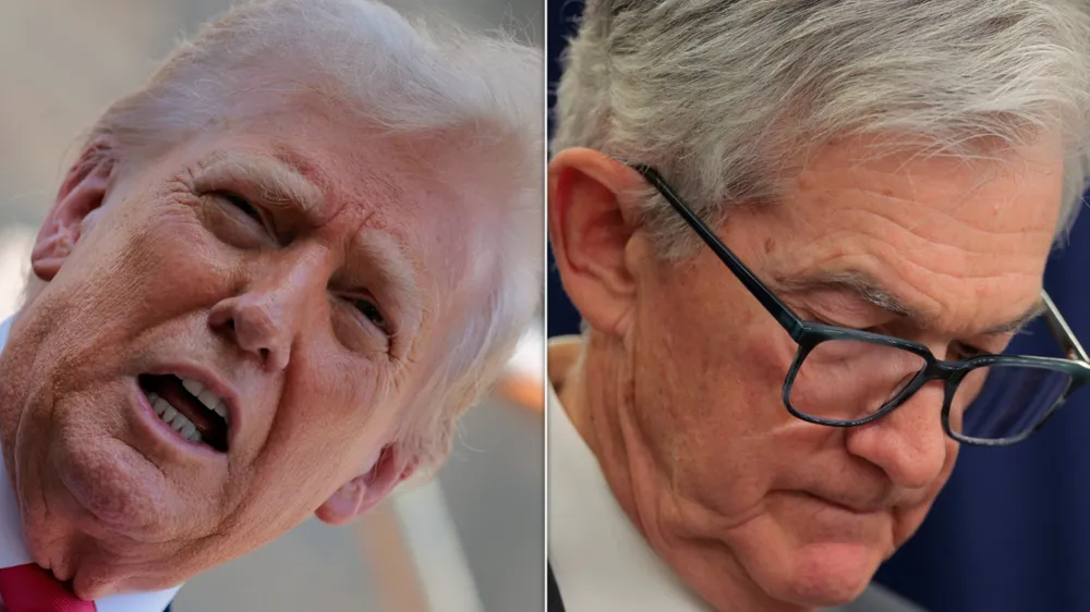 Trump Intensifies Attacks on Fed Chair Powell, Urges Board to Override Him