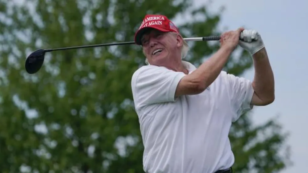 Trump Plays Golf Hours After Sentencing in Hush Money Case, Photos Surface