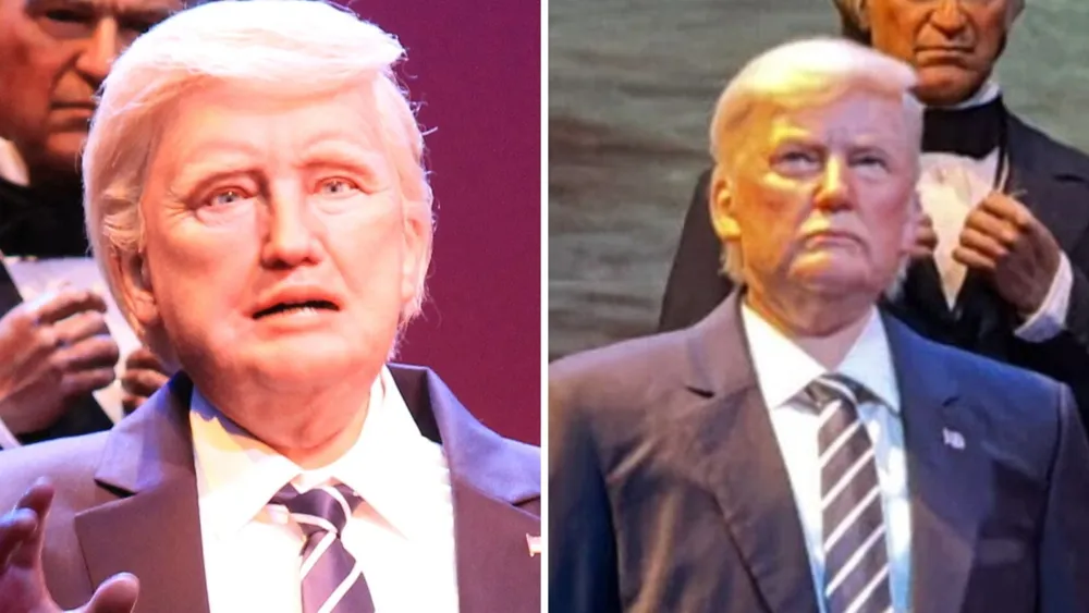 Trump's Animatronic Debuts with New Look at Disney's Hall of Presidents