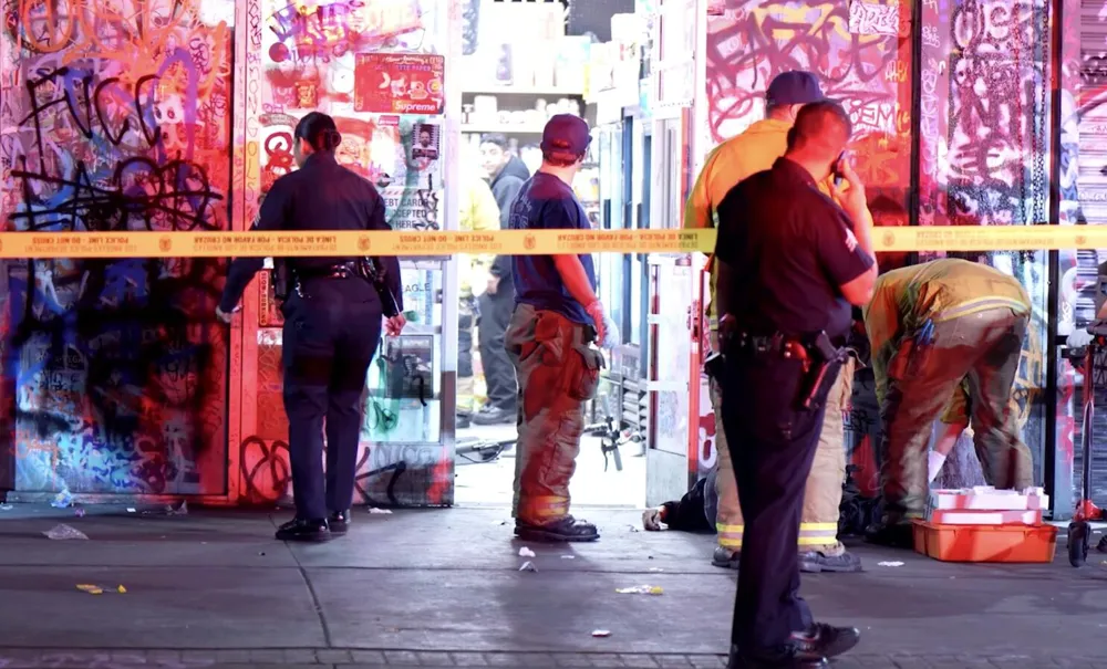 Two men experiencing homelessness fatally shot near Skid Row in Los Angeles