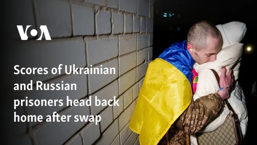 Ukrainian and Russian Swap Brings Home Over 300 Captives