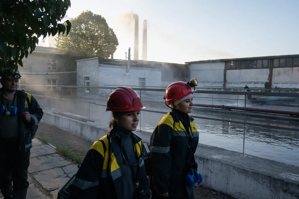 Ukrainian women step into coal mining roles amid workforce shifts due to war