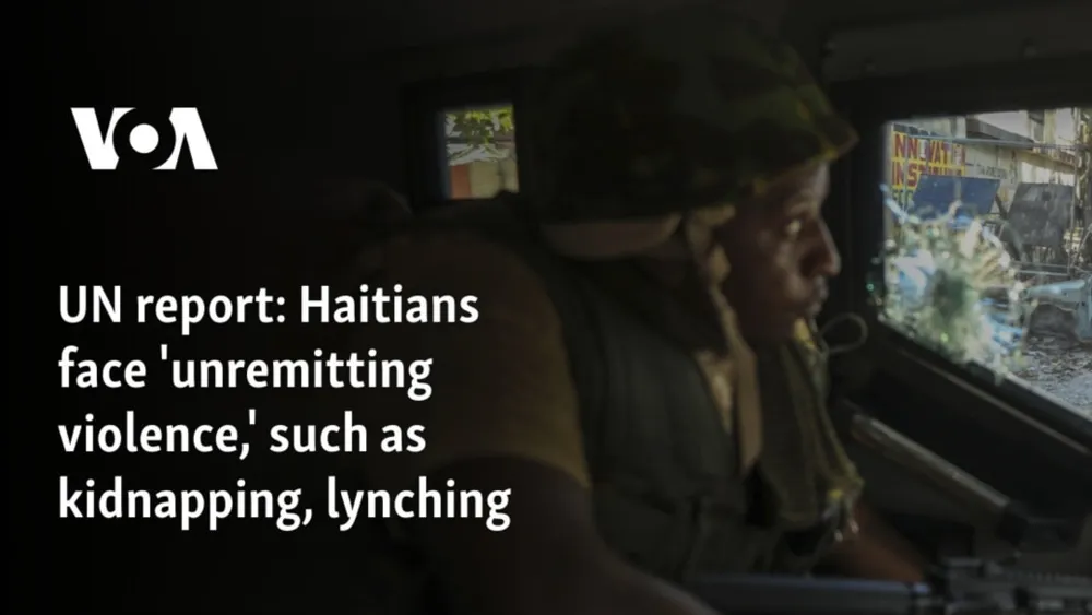 UN Report Highlights Surge of Violence in Haiti, Including Killings and Kidnappings