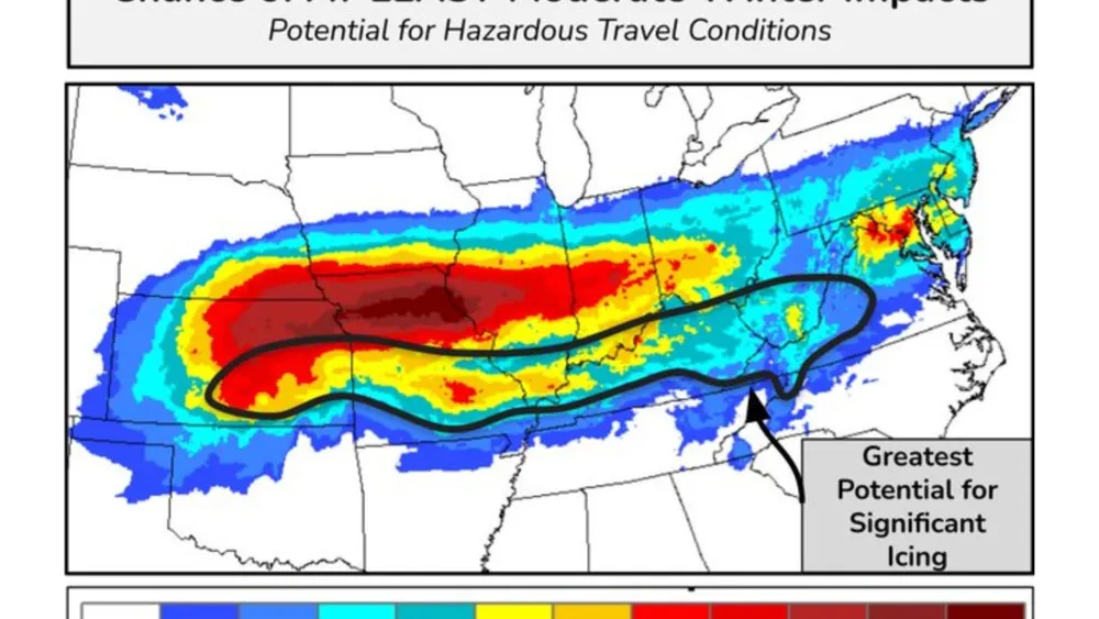 Winter Storm Blair Expected to Bring Hazardous Conditions Across Central and Eastern U.S.