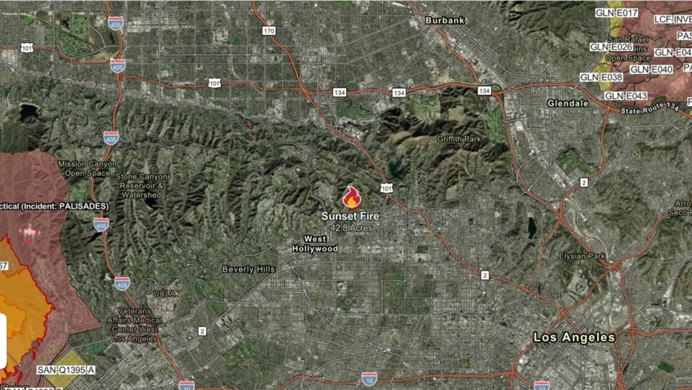 Update on Sunset Fire: 60 Acres Burned in Hollywood, Full Containment Achieved