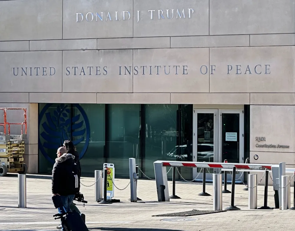 U.S. Institute of Peace Rebranded as Donald J. Trump Institute Ahead of Peace Deal Signing