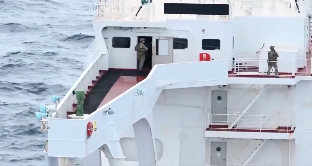 U.S. Military Boards Sanctioned Oil Tanker in Indian Ocean After Caribbean Tracking