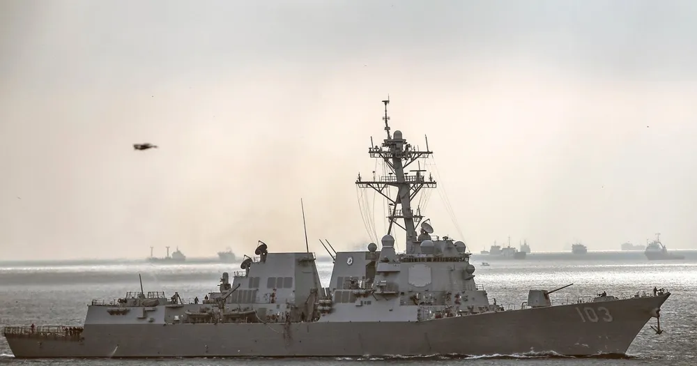 US Navy ships collide during refueling operation in the Caribbean
