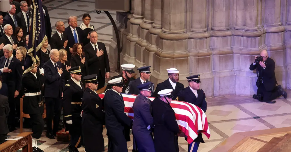 U.S. Presidents Unite at Jimmy Carter's Funeral in Washington