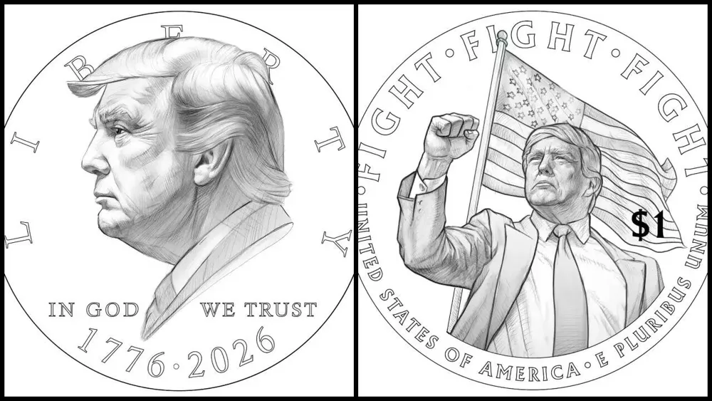 US Treasury Considers Minting $1 Coin Featuring Trump for 250th Anniversary