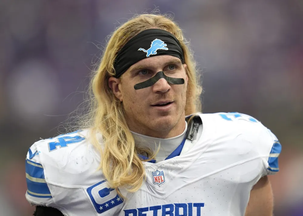 Vikings' Patrick Jones out with knee injury; Lions' Alex Anzalone questionable