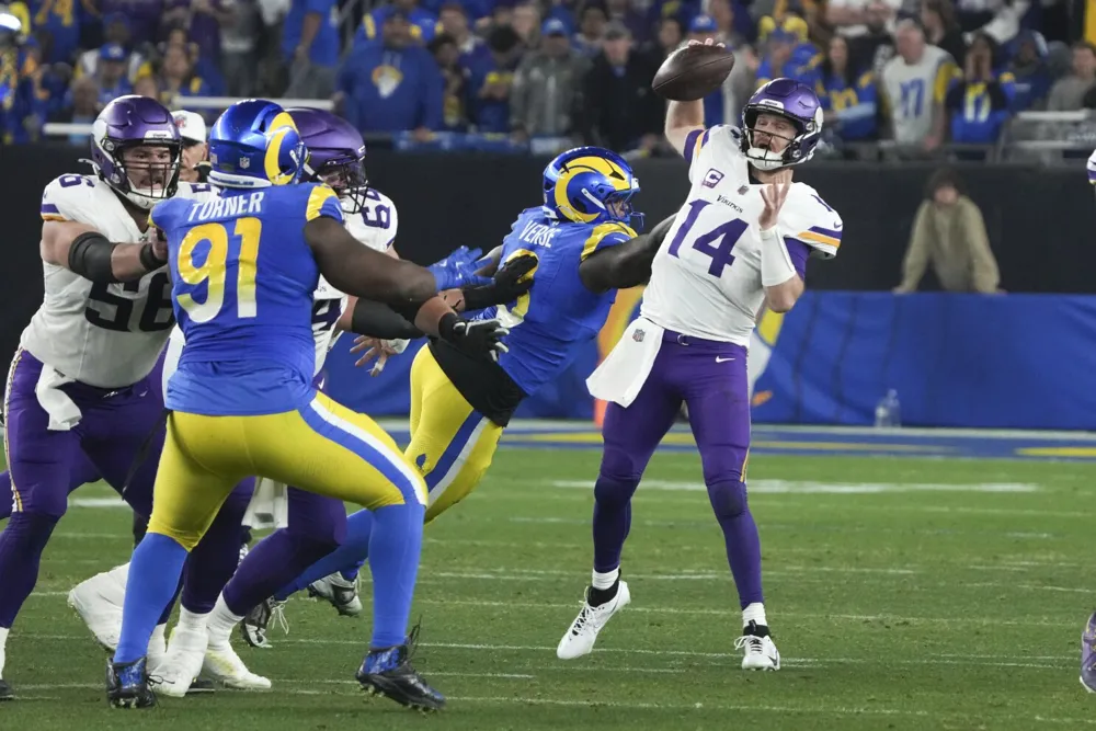 Vikings' Playoff Hopes Dashed: Sam Darnold's Historic Season Ends with Loss to Rams