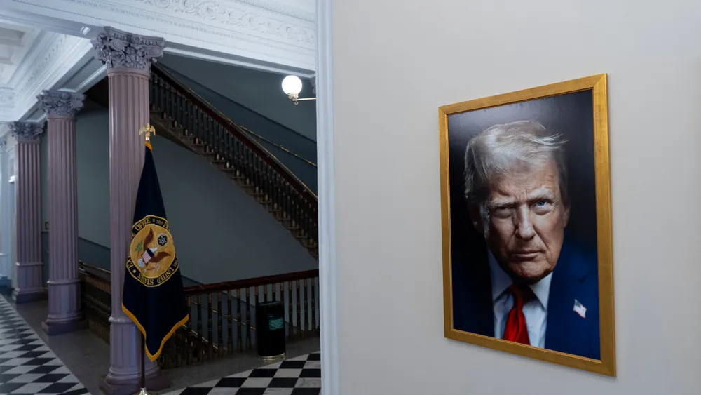 White House Unveils New Official Portrait of President Trump