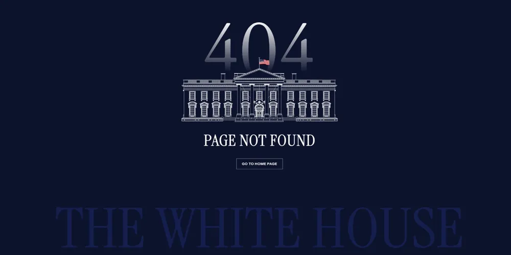 White House Website Overhaul Sparks Outcry After Constitution Pages Go Missing