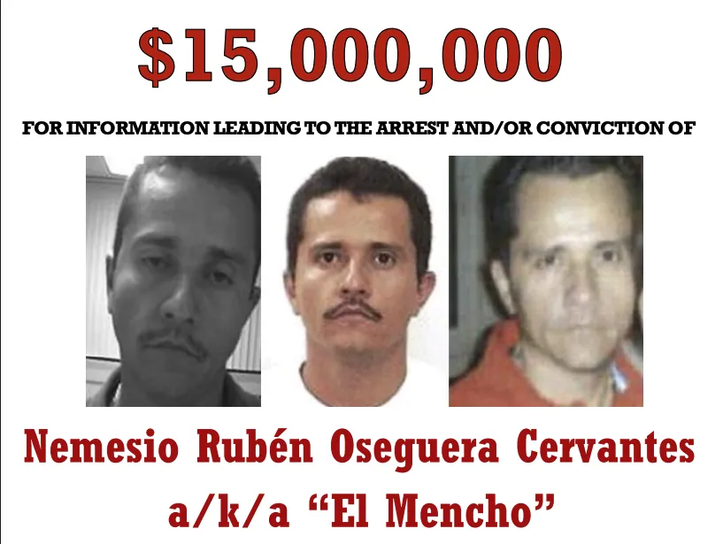 Widespread Cartel Violence Erupts in Mexico After Killing of El Mencho