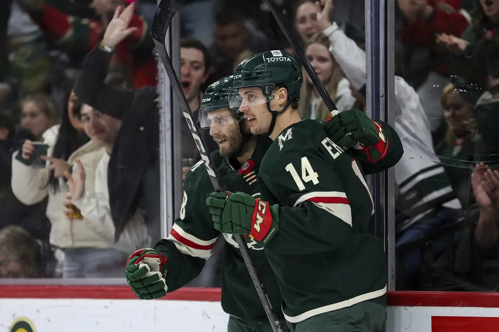 Wild Rally Past Blues 6-4 with Boldy’s Goal and Fleury's Goaltending