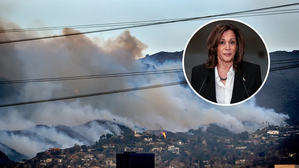 Wildfires Force Evacuation Order for Kamala Harris' Los Angeles Home