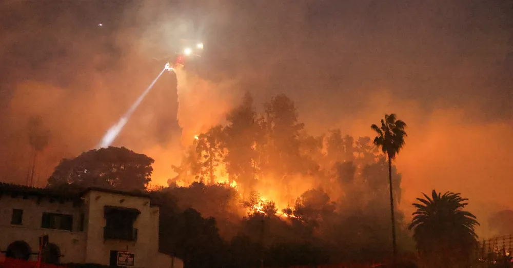 Wildfires Ravage Hollywood Hills as LA Faces Historic Disaster