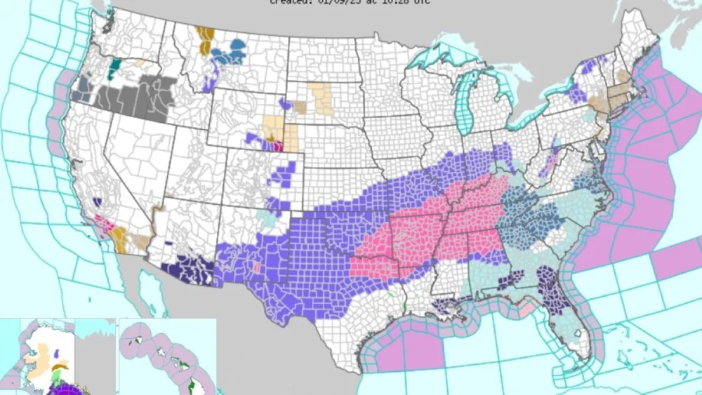 Severe Winter Storm Cora Threatens South with Heavy Snow and Ice Across 26 States