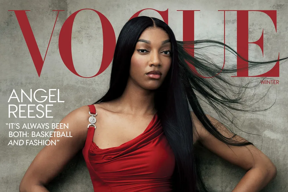 WNBA's Angel Reese Graces Vogue's Cover, Merging Fashion and Sports